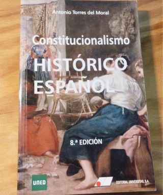 Libro Constutucionalismo Histórico español