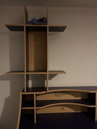 Escritorio y Estantería