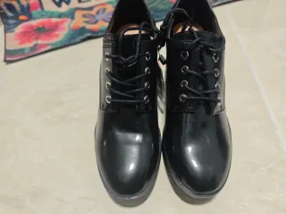 Botines negros con plataforma