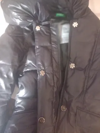 Plumifero corto Benetton negro