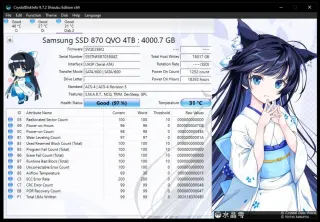 SSD Samsung 870 QVO 4TB