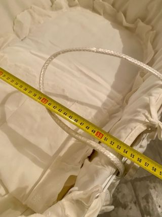 Serón de bebé trenzado y madera de marca: Marina