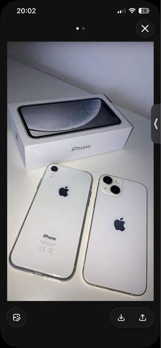 iPhone XR Blanco  iPhone 13 blanco