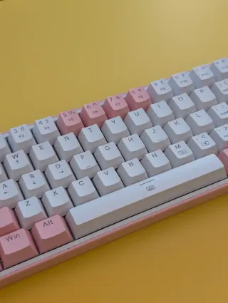 Teclado Mecánico RGB 60% Blanco