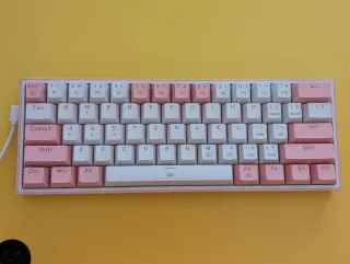 Teclado Mecánico RGB 60% Blanco