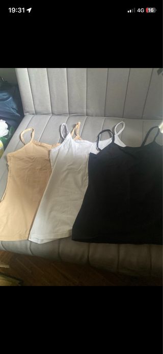 Pack 3 Camisetas Básicas Tirantes