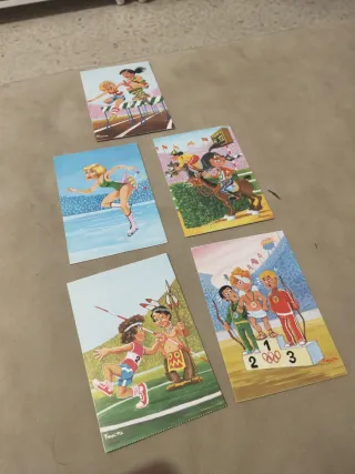 5 Postales Antiguas Deportes Años 90