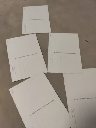 5 Postales Antiguas Deportes Años 90