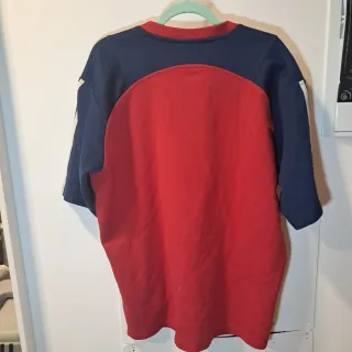 Camiseta Oversize Adidas Roja y Azul