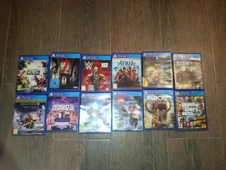Lote 12 vidiojegos PS4