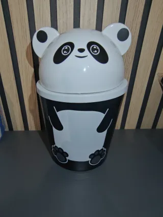Cestino da scrivania panda