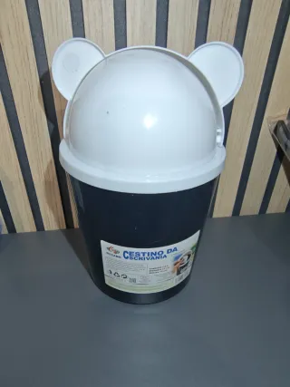 Cestino da scrivania panda