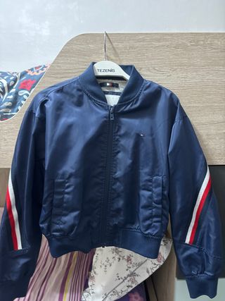 Chaqueta Bomber Tommy Hilfiger Azul para niña
