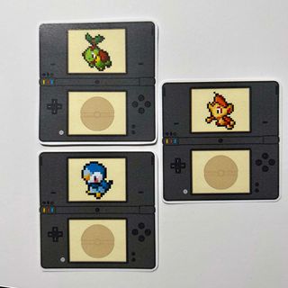 Stickers starters Pokémon (Sinnoh)