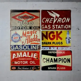 47Placa retro Garaje taller Vintage