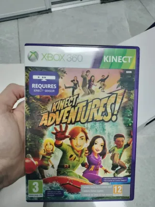 Cámara Kinect Xbox 360 + Kinect Adventures