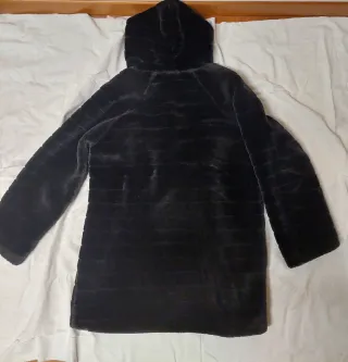 Giacca donna pelliccia sintetica con cappuccio