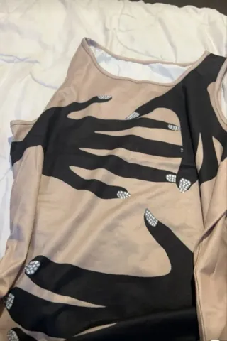 Camiseta ajustada de verano para mujer. Talla S-M