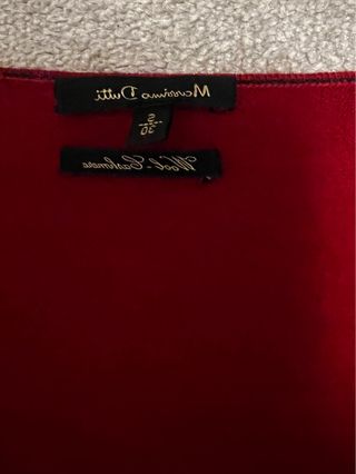 Massimo Dutti cárdigan lana/cashmere rojo T.S