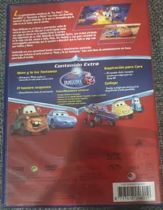 DVD Película Cars Disney Pixar Español