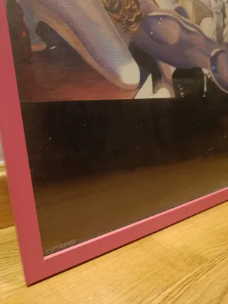 Póster enmarcado La Naranja Mecánica.