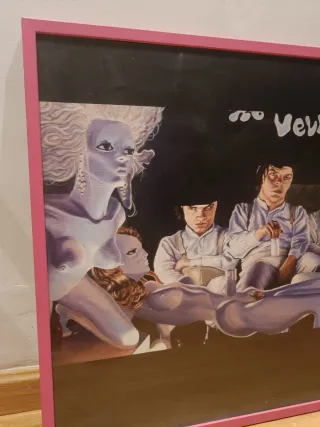 Póster enmarcado La Naranja Mecánica.