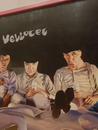 Póster enmarcado La Naranja Mecánica.