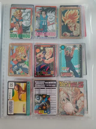 Lote 68 cromos Dragon Ball