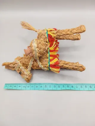 Decorazione casa asino in corda