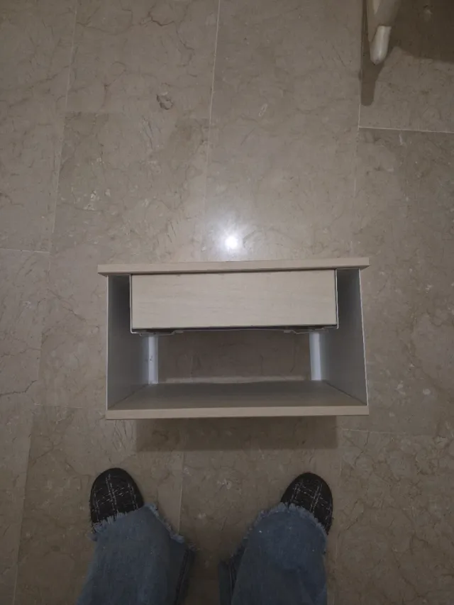 2 mesitas de noche Ikea STOMSÖ Madera Beige.