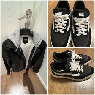 Chaqueta Vans y Zapatillas Vans Negras