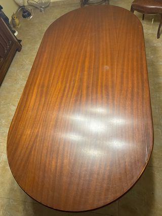 Mesa de comedor de madera maciza 10 comensales