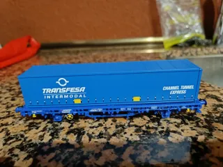 Vagón Transfesa Intermodal Maqueta Electrotren