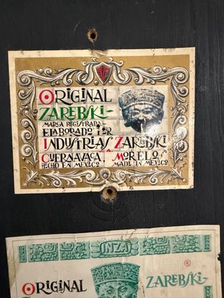 Arte Mexicano Vintage Relieve Maya