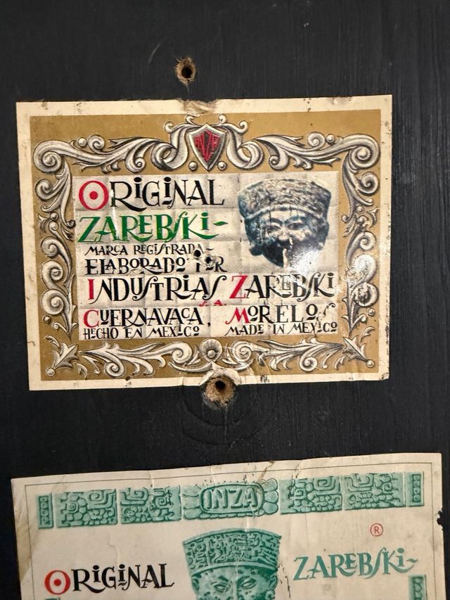 Arte Messicano Vintage Rilievi Maya