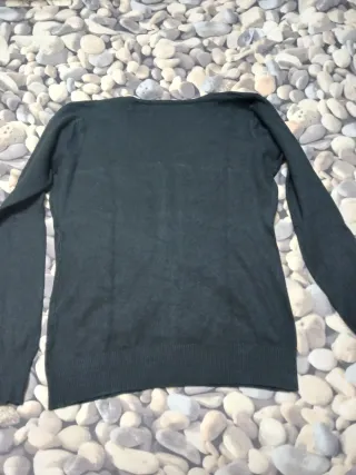 Rebeca negra corazones plata Talla S