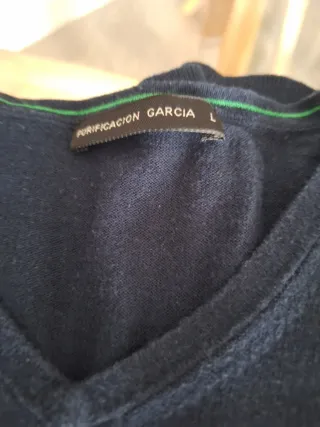 Jersey El Ganso,Purificación Garcia Talla L Azul G