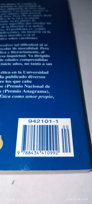 ETICA PARA AMADOR (Fernando Savater)