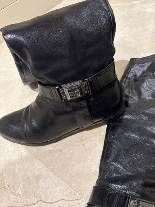 Botas Adolfo Dominguez Piel Negras