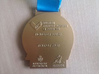 Medalla Maratón Valencia 1 Dic 2024