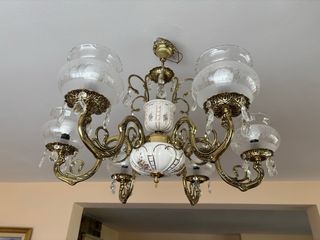 Lámpara de techo clásica / araña vintage