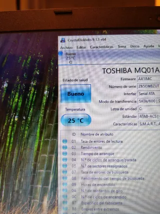 Disco Duro Toshiba MQ01ABD100 1TB