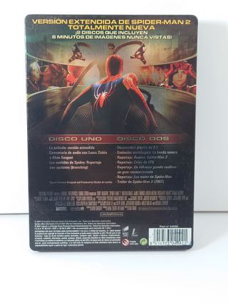 DVD ed.metálica SpiderMan 2 + Star Trek