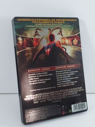DVD ed.metálica SpiderMan 2 + Star Trek