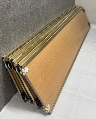 6 Puertas Correderas frente Armario Madera 55x240