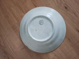 Plato hondo antiguo La Cartuja Pickman