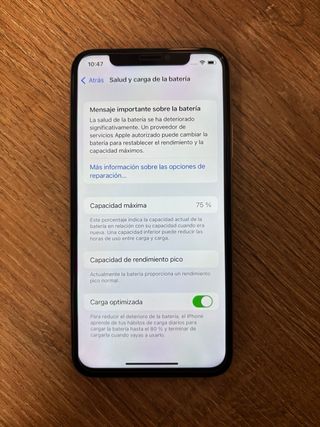 iPhone X 256GB Plata/White