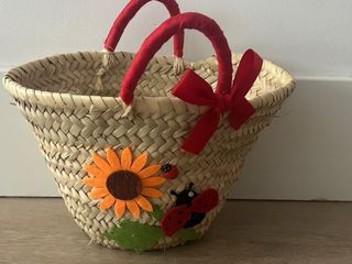 2 Capazos/Bolsos Niña Decorados