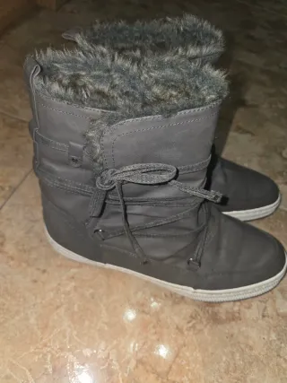 Botines grises talla 43