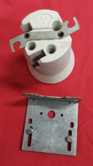 LOTE PORTALAMPARAS CERAMICOS E40 INDUSTRIALES